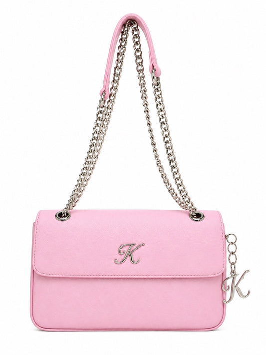 K Signature Crossbody - Soft Pink