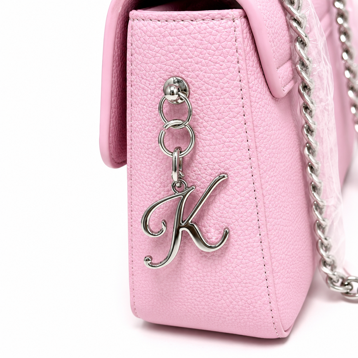 K Signature Crossbody - Soft Pink