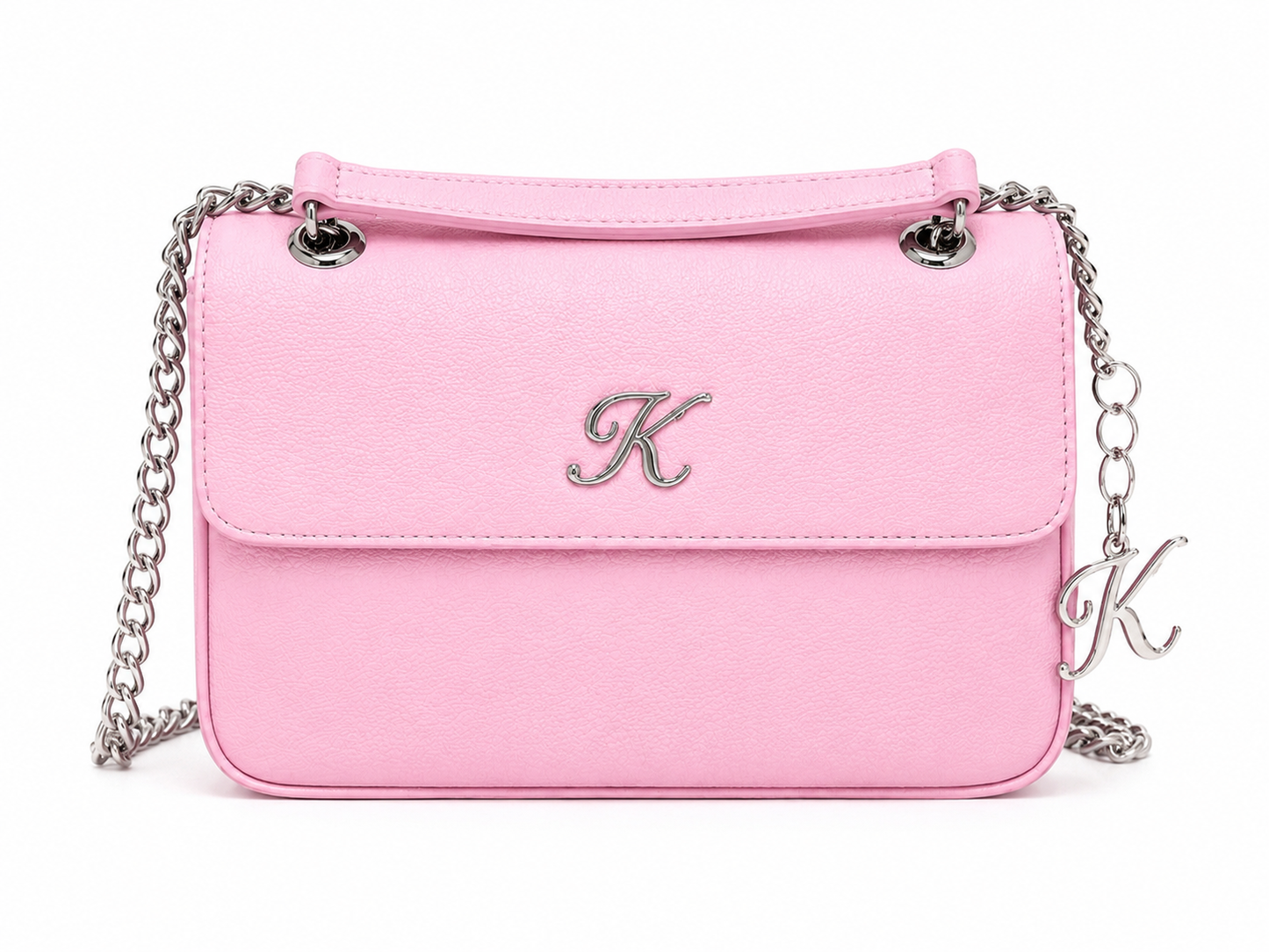 K Signature Crossbody - Soft Pink