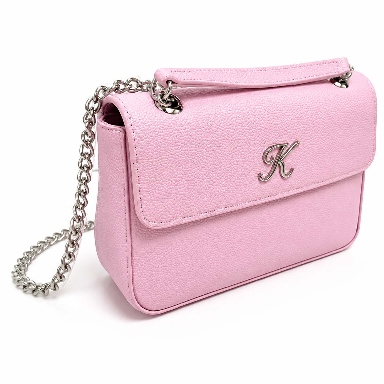 K Signature Crossbody - Soft Pink